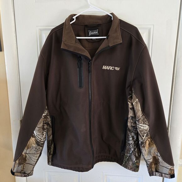 Gamehide Realtree Camouflage Jacket Full Zip Long Sleeves Brown Men's Size XL - Picture 1 of 6